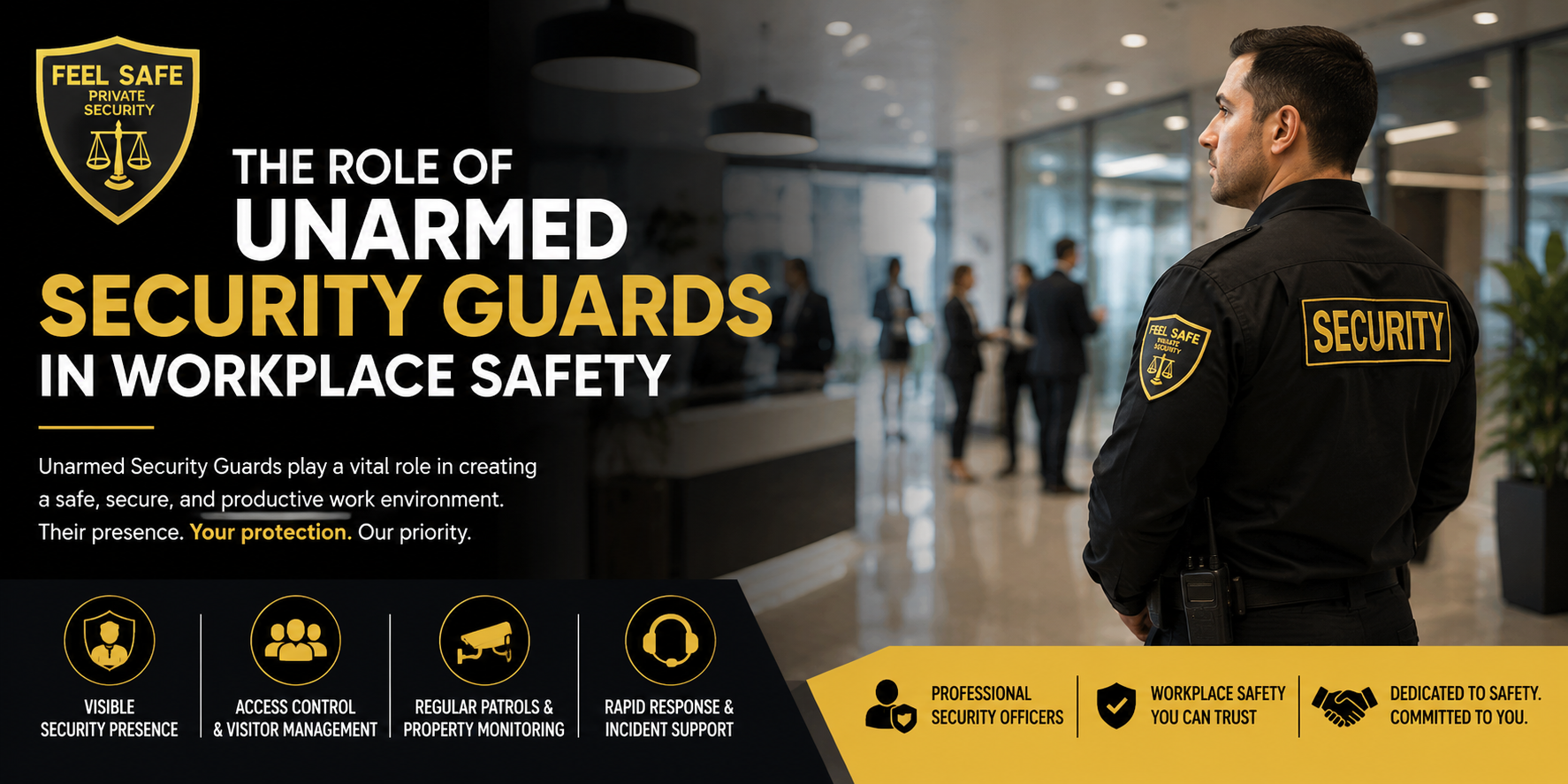 unarmed security guards in California