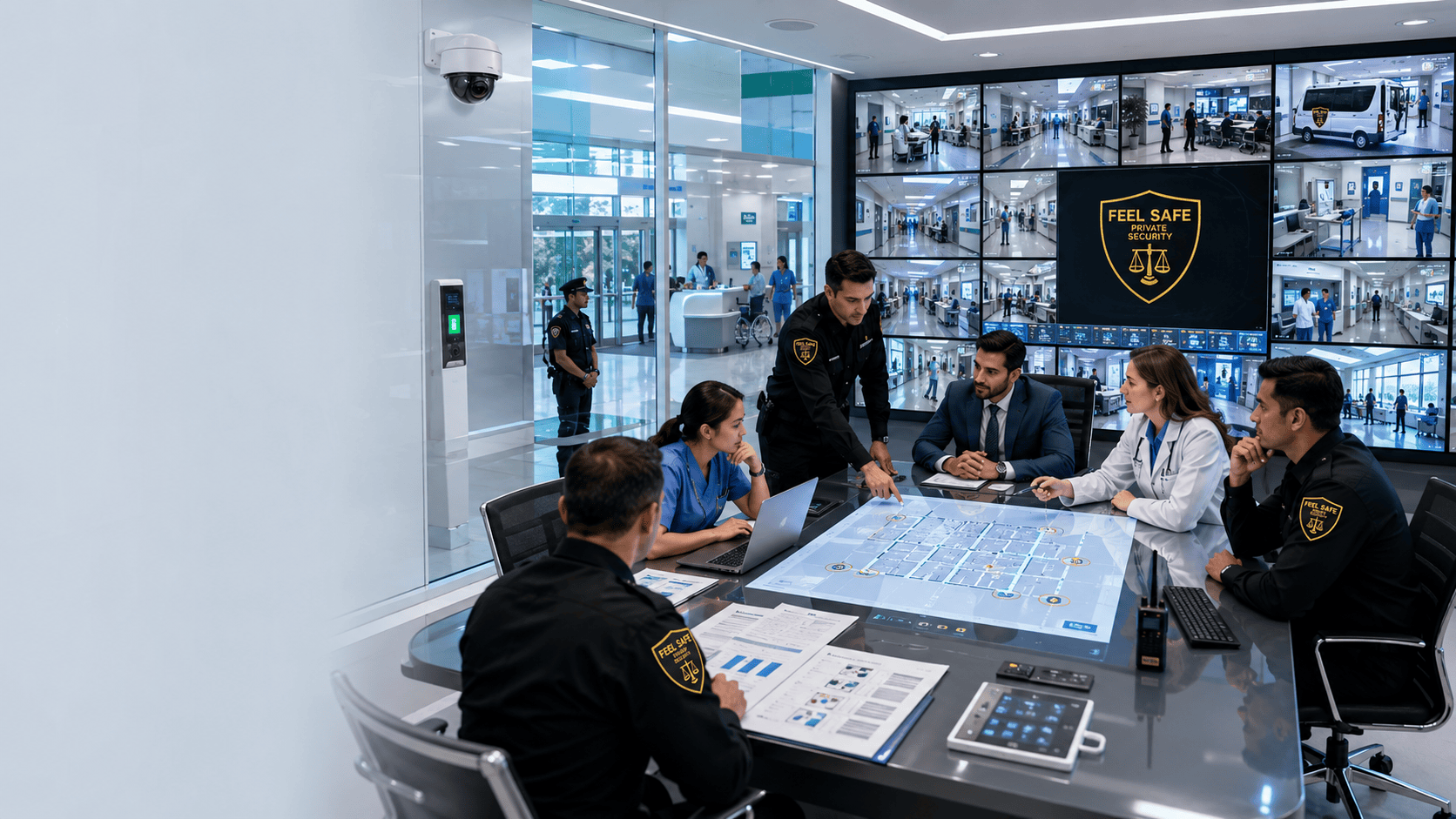 Hospital security services in California